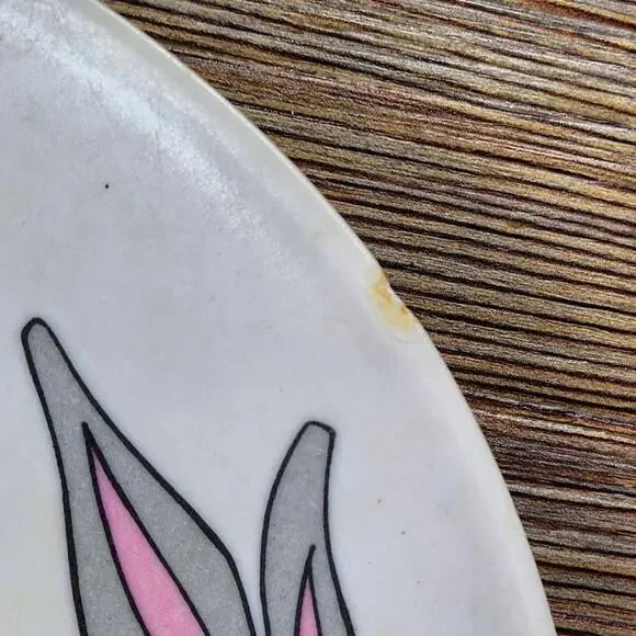 Vintage Looney Tunes Lunch Plate Elmer Daffy Duck Porky Pig Warner Brothers - Picture 2 of 4